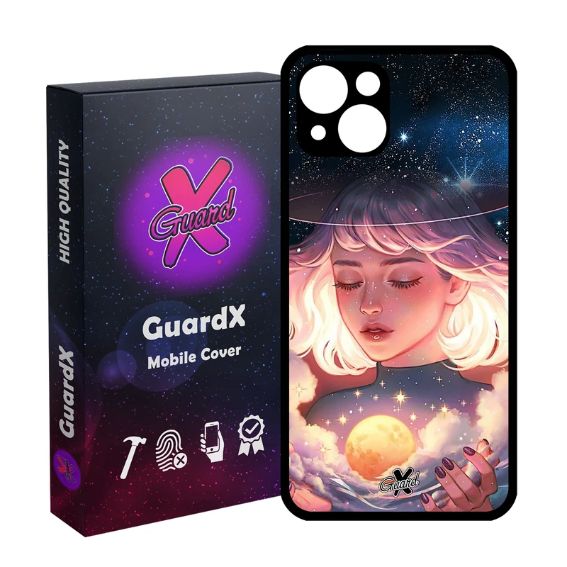 کاور گارد ایکس طرح Girl مدل Glass10059 مناسب برای گوشی موبایل اپل iPhone 13