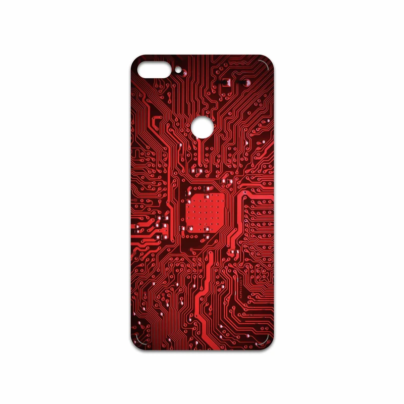 برچسب پوششی ماهوت مدل Red Printed Circuit Board مناسب برای گوشی موبایل اچ تی سی Desire 12 Plus