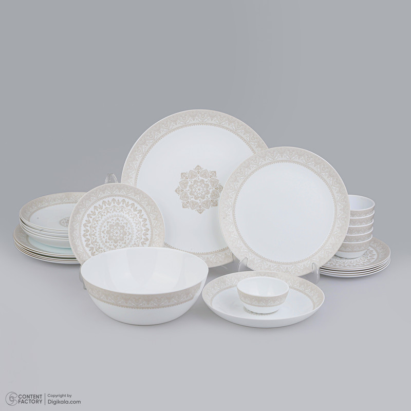 سرویس غذاخوری 26 پارچه 6 نفره آیروپال مدل سولین