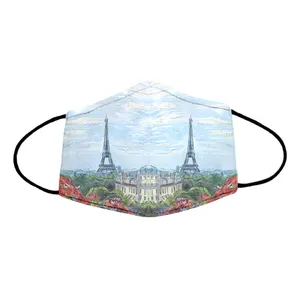 ماسک پارچه ای طرح ایفل کد fa205