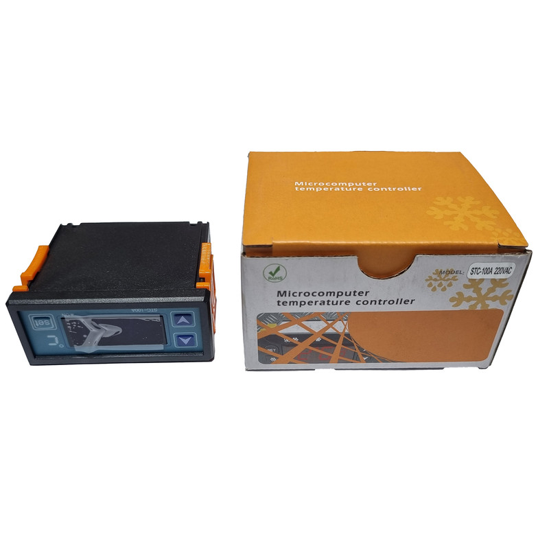 ترموستات کنترلر دما الرها مدل STC 100 تک سنسوره پلاستیکی ترموستات کنترلر دما الرها مدل STC 100 تک سنسوره پلاستیکی