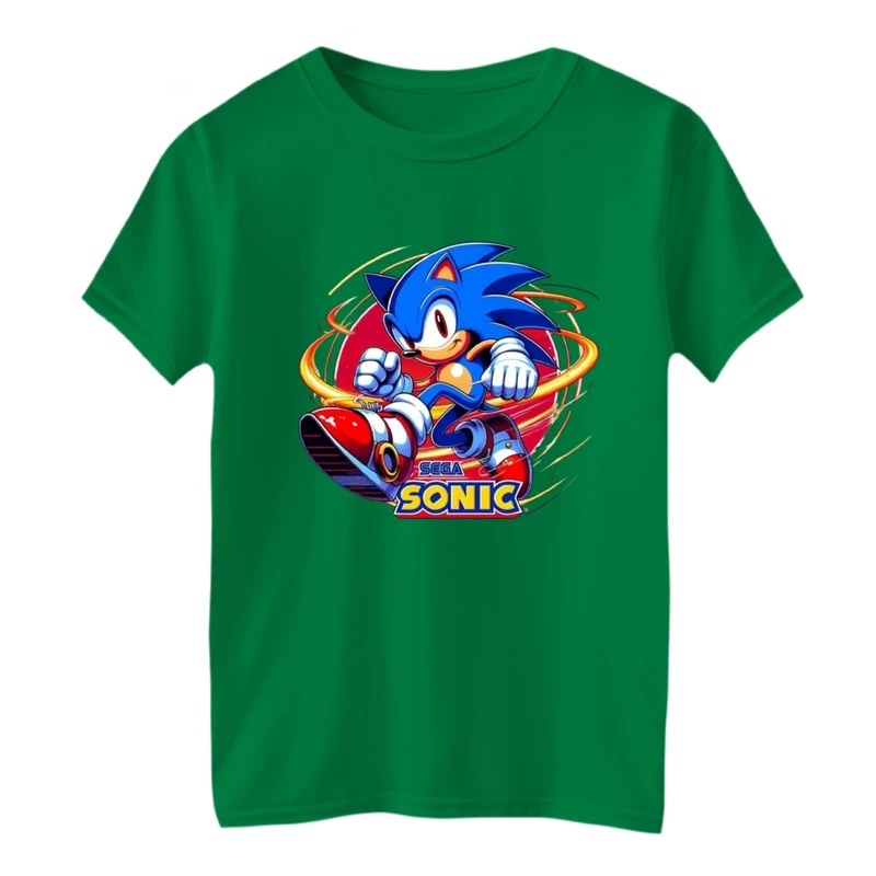 تی شرت آستین کوتاه بچگانه مدل سونیک کد 2