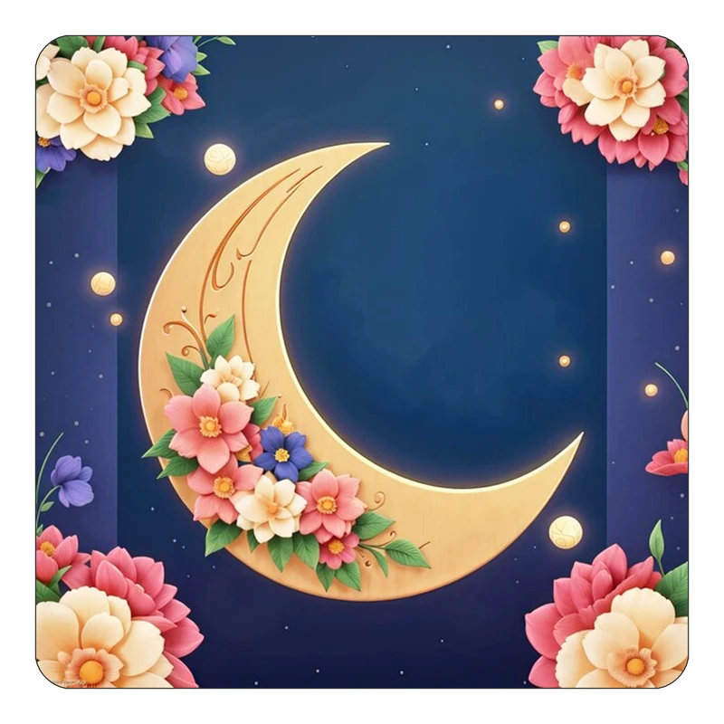 مگنت کاکتی طرح ماه و ستاره مدل mp52277