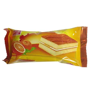 کیک دو لایه با کرم پرتقالی آلبینا شیرین عسل - 30 گرم بسته 36 عددی