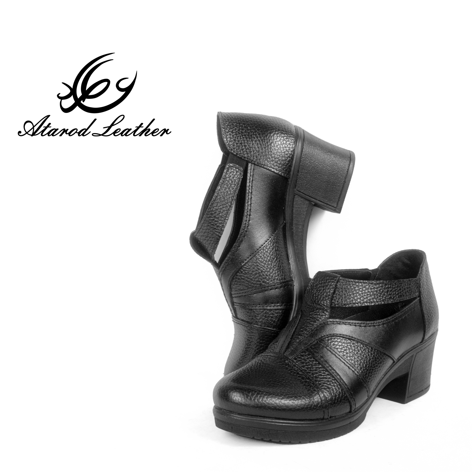 کفش زنانه چرم عطارد مدل چرم طبیعی کد SH252