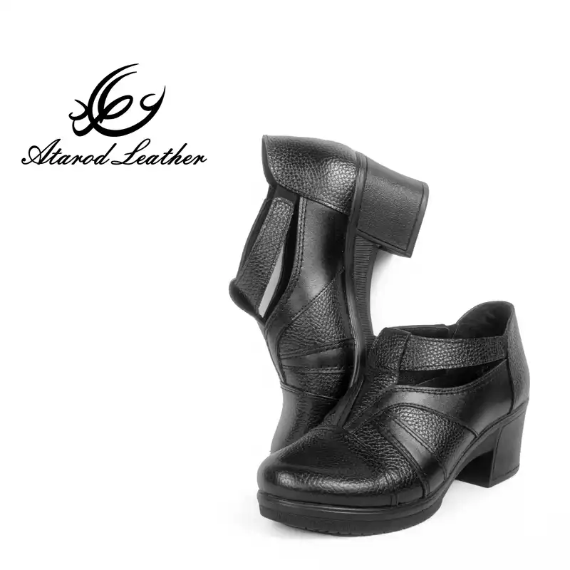 کفش زنانه چرم عطارد مدل چرم طبیعی کد SH252