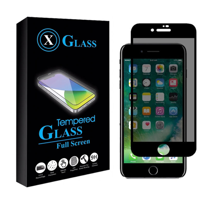 محافظ صفحه نمایش ایکس گلس مدل فول پرایوسی مناسب برای گوشی موبایل اپل IPHONE SE 2020