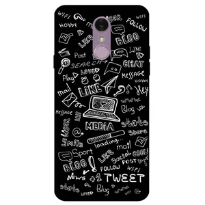 Megafone Social Media 1898 Cover For LG Q7 / Q7 Plus