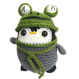 عروسک بافتنی مدل پنگوئن دستساز