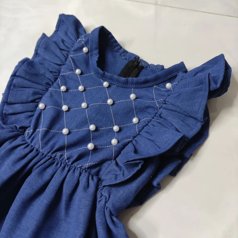 عکس شماره 8 : پیراهن دخترانه مدل مرواريد کد 10