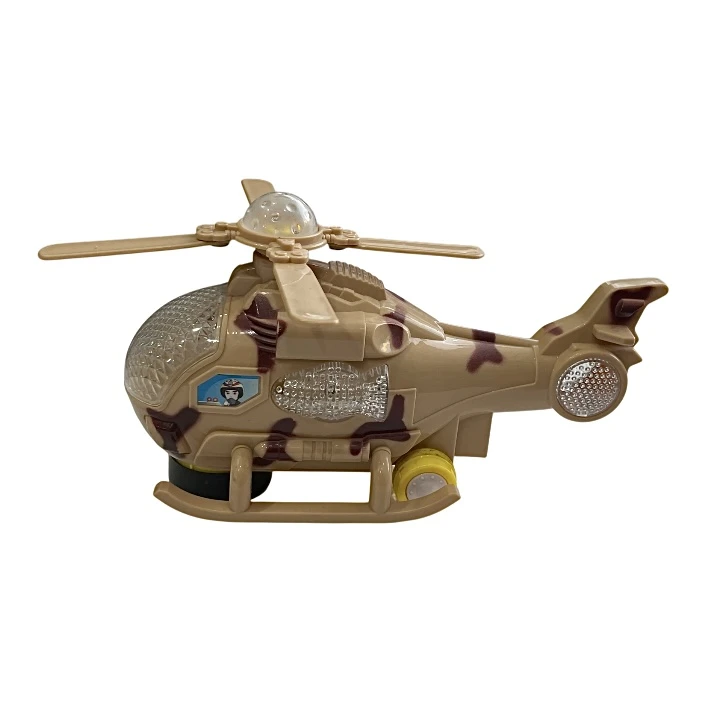 هلیکوپتر بازی مدل ارتشی چراغ دار موزیکال