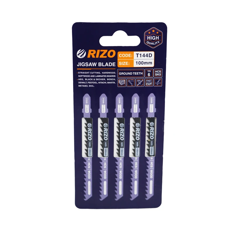 تیغه اره عمودبر ریزو مدل YP-WOOD-T144D/100MM مجموعه 5 عددی 