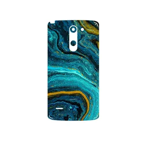 MAHOOT Turquoise marblewith golden streaks Cover Sticker for LG G3 Stylus