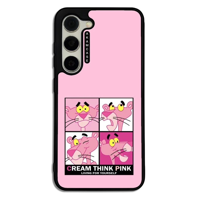 کاور آکام مدل AMC-WSGS23-PINK PANTHER15 مناسب برای گوشی موبایل سامسونگ Galaxy S23