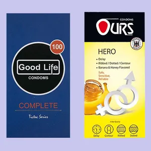 کاندوم گودلایف مدل Complete بسته 12 عددی به همراه کاندوم اورز مدل Hero بسته 12 عددی