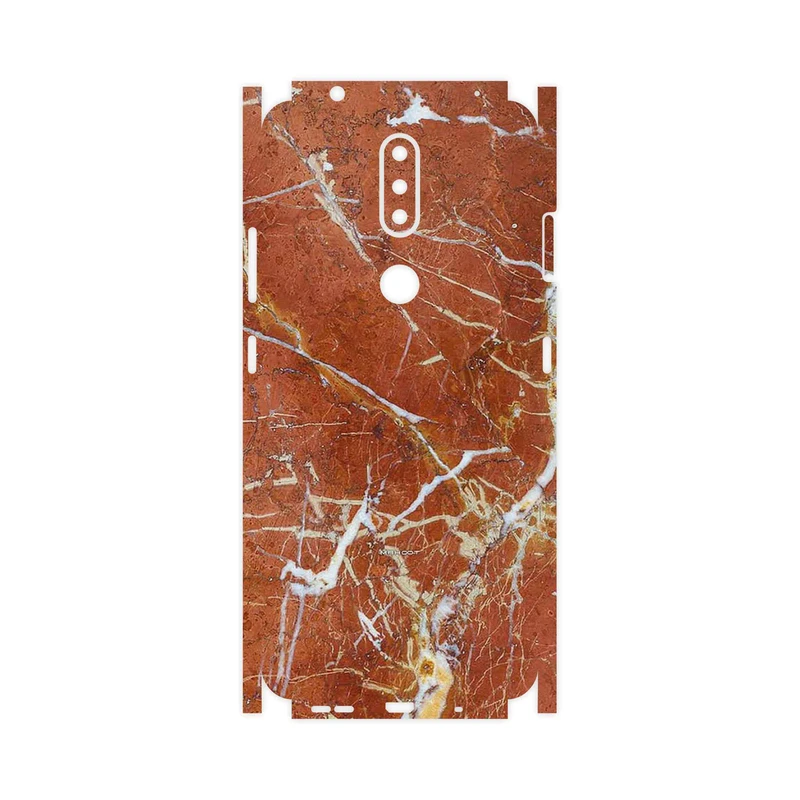 برچسب پوششی ماهوت مدل Red Marble-FullSkin مناسب برای گوشی موبایل نوکیا 2.4