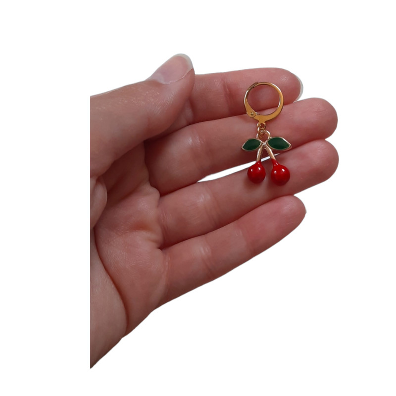 گوشواره دخترانه مدل گیلاس