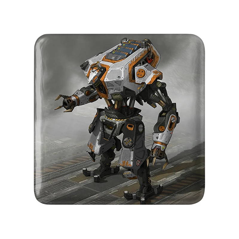 مگنت خندالو طرح بازی تایتان فال (Titanfall) مدل مربعی کد 32597