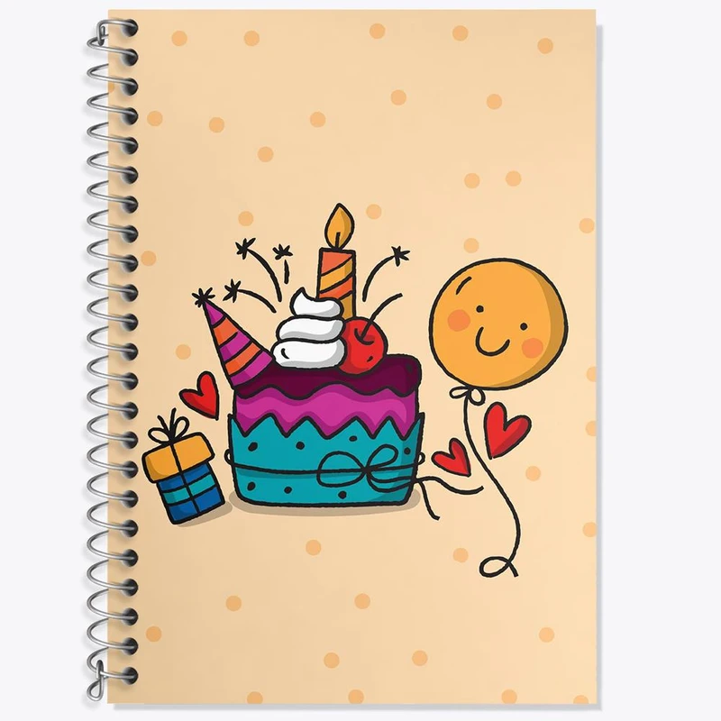 دفتر لغت 50 برگ خندالو مدل تولد کد 28071