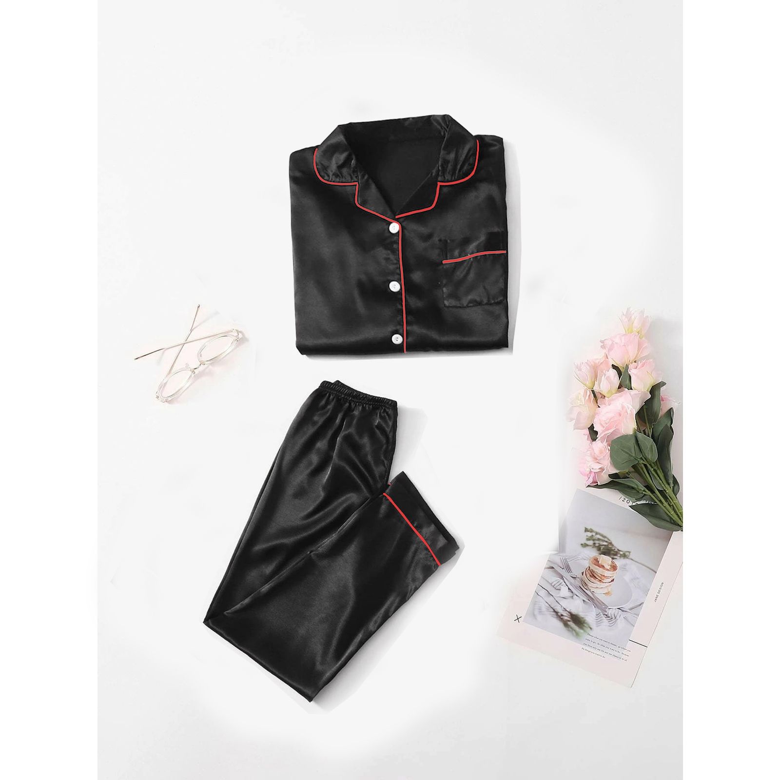 لباس خواب زنانه تویین کد T-820-07 - - 8