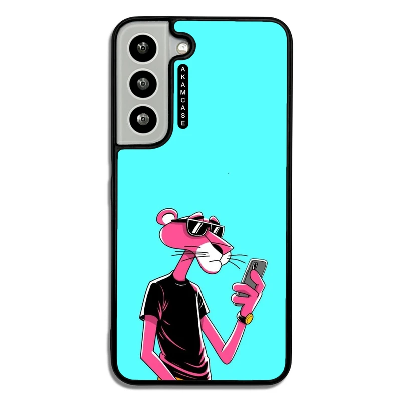 کاور آکام مدل AMC-WSGS22-PINK PANTHER1 مناسب برای گوشی موبایل سامسونگ Galaxy S22