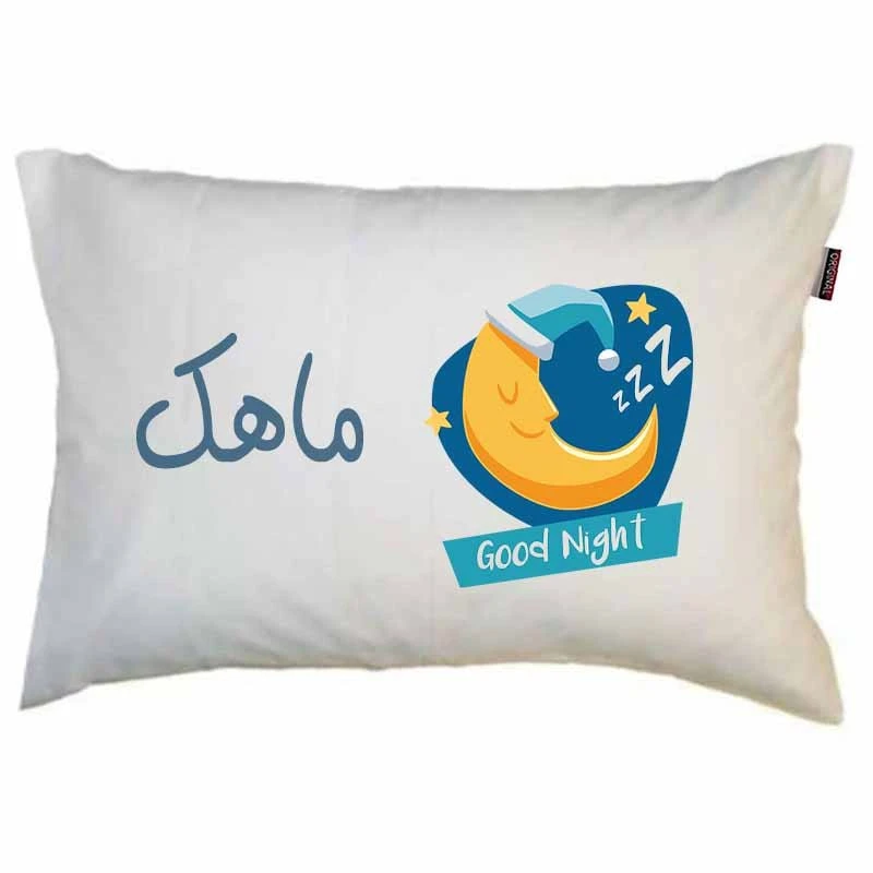 رو بالشی مد برتر مدل فانتزی ماه طرح اسم ماهک کد 13