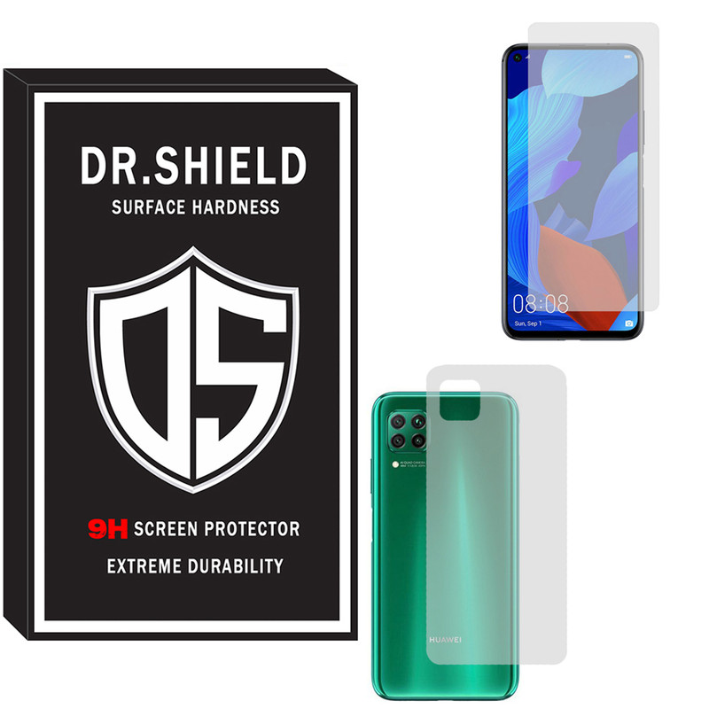 محافظ صفحه نمایش دکتر شیلد مدل TSPDR-06 مناسب برای گوشی موبایل هواویP40 Lite به همراه محافظ پشت گوشی
