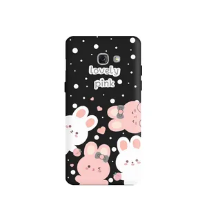 کاور طرح خرگوش صورتی کد f1379 مناسب برای گوشی موبایل سامسونگ Galaxy A7 2017 / A720 
