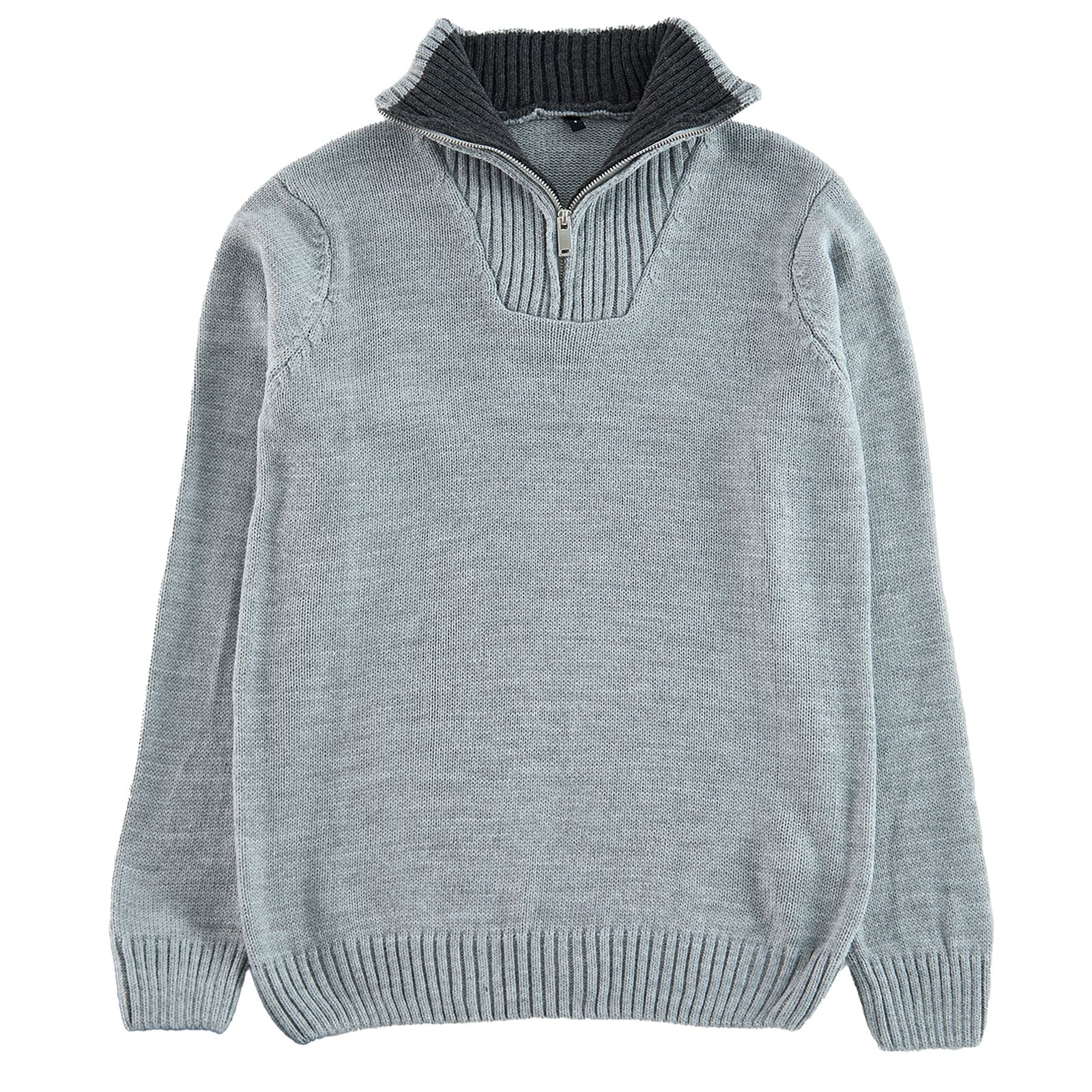 پلیور یقه برگردان مردانه مدل 820033038 طرح ترندیول -  - 12