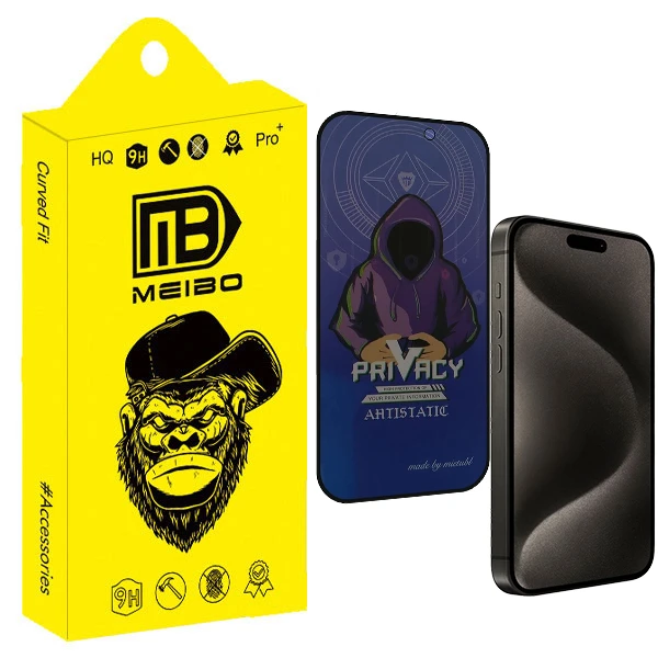 محافظ صفحه نمایش حریم شخصی میبو مدل Antistatic Armor مناسب برای گوشی موبایل اپل Iphone 15 pro max