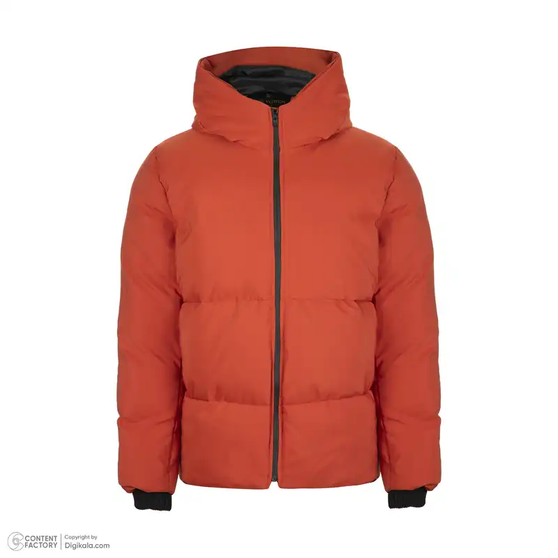 کاپشن مردانه پاتن جامه مدل شمعی 311021020008999 رنگ نارنجی