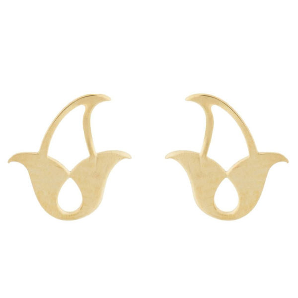 گوشواره طلا 18 عیار زنانه کانیار گالری کد GOA46