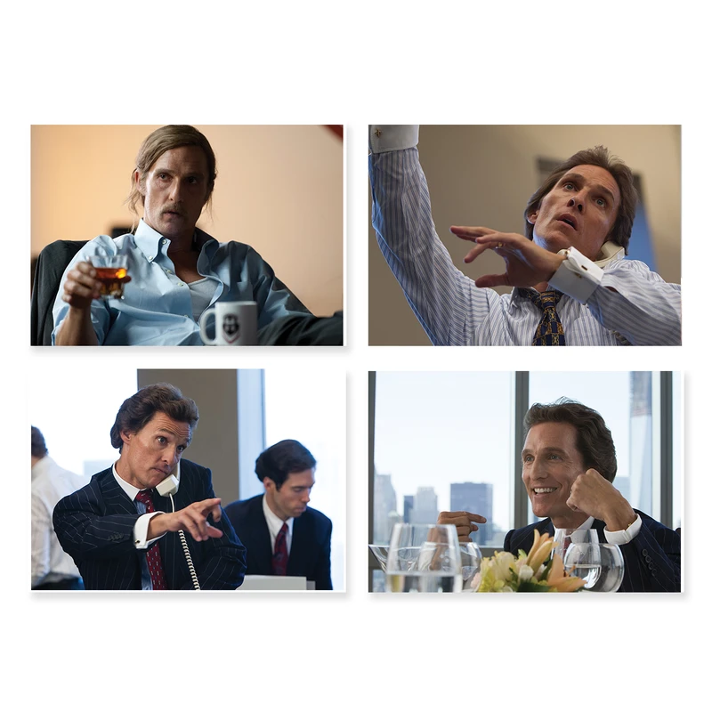 پوستر طرح متیو مک کانهی کد A-2250-Matthew McConaughey مجموعه 4 عددی