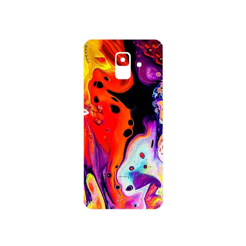 برچسب پوششی ماهوت مدل Abstract Oil Art مناسب برای گوشی موبایل سامسونگ Galaxy A6 2018