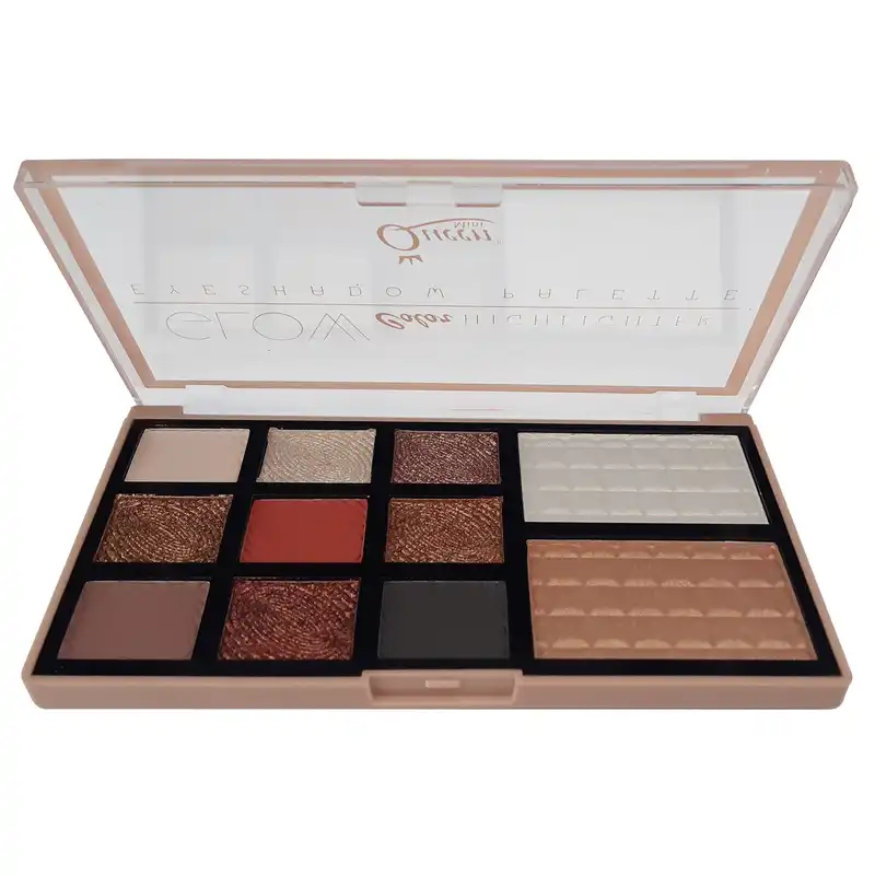 پالت سایه و هایلایتر کوئین مینی مدل اثر انگشت شماره 1