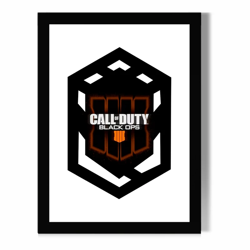 تابلو مدل دیواری طرح بازی Call Of Duty کد FD288