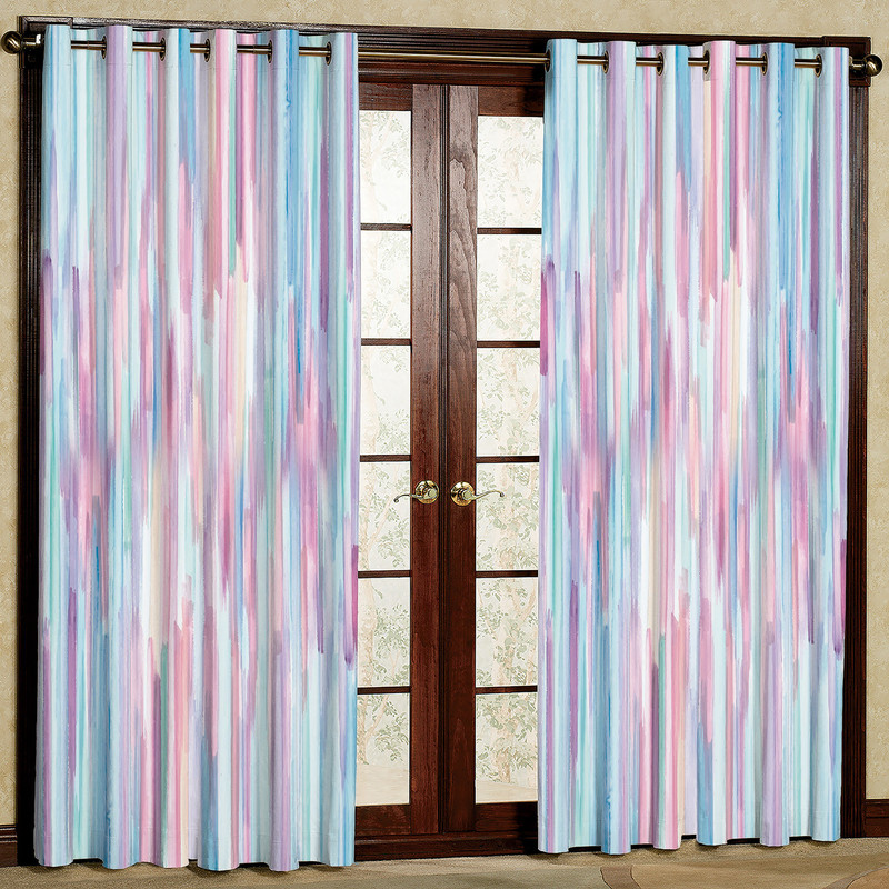 پرده مدل مخمل پانچی طرح رنگی کد 1055a سایز 200x140 سانتی متر