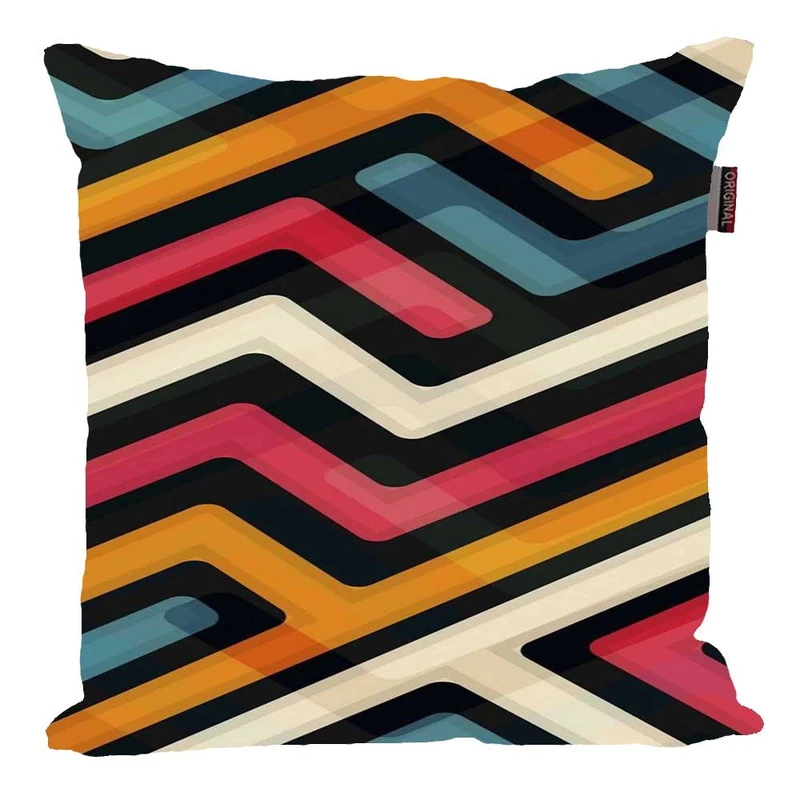 کوسن پاد آفرین مدل فانتزی طرح انتزاعی مدرن رنگی کد 01979