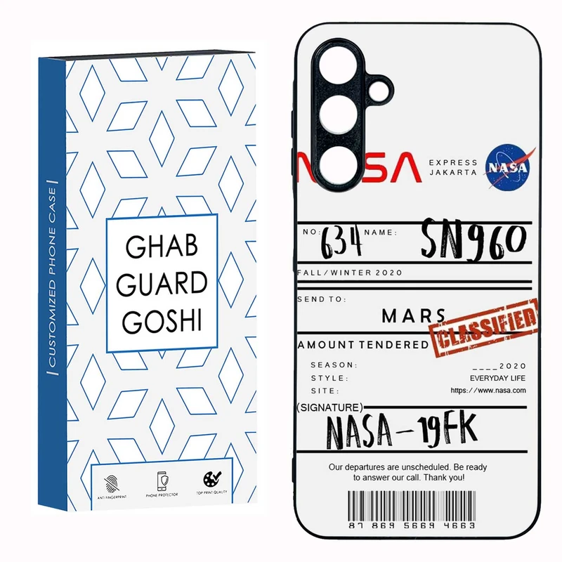کاور قاب گارد گوشی طرح ناسا کد TPU-192 مناسب برای گوشی موبایل سامسونگ GALAXY A16