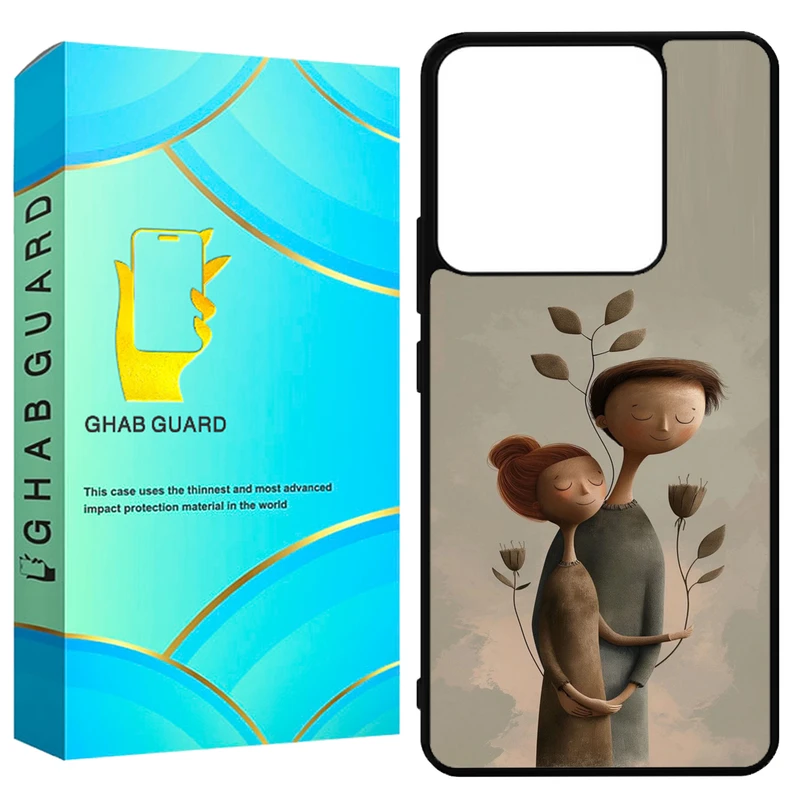 کاور قاب گارد طرح دختر و پسر مدل GN14 مناسب برای گوشی موبایل شیائومی Redmi Note 14 5G