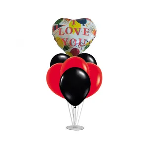 بادکنک سورتک مدل Love مجموعه 7 عددی به همراه استند بادکنک