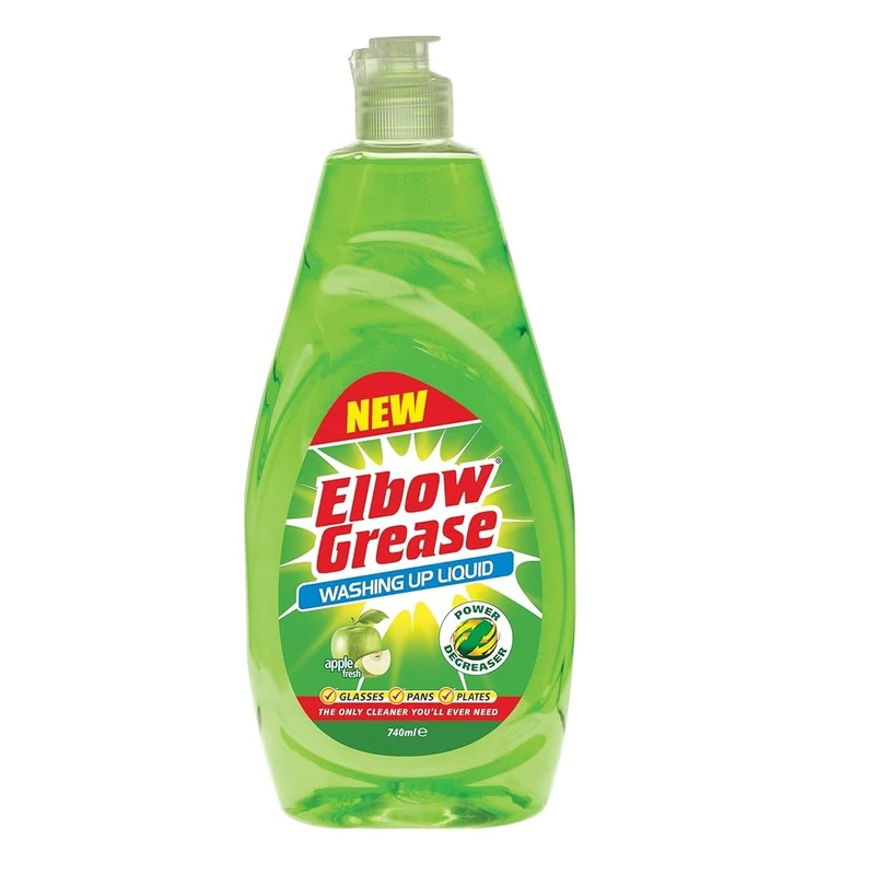 مایع ظرفشویی سبز البو گریس مدل Washing Up Liquid با رایحه سیب حجم 600 میلی لیتر
