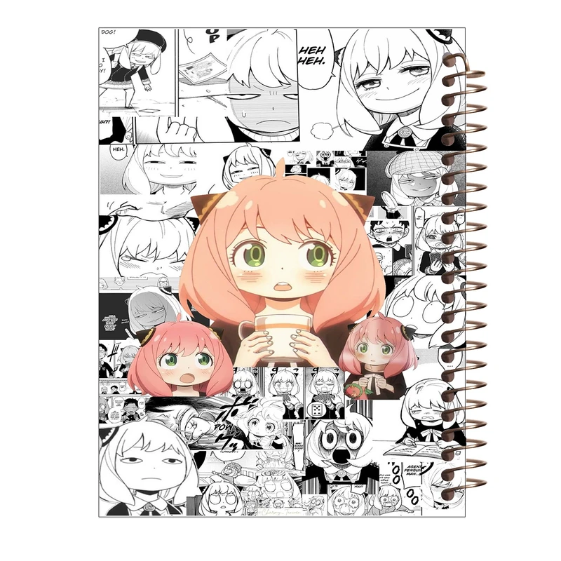 دفتر مشق 60 برگ طرح انیمه مدل انیا کد M322