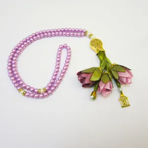 تسبیح مدل گلدار لاله