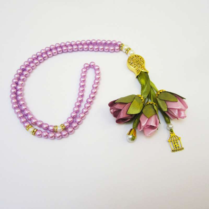 تسبیح مدل گلدار لاله