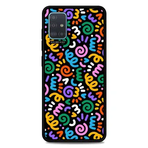 AKAM AMC-WSGA51-DOODLE13 Cover For Samsung Galaxy A51