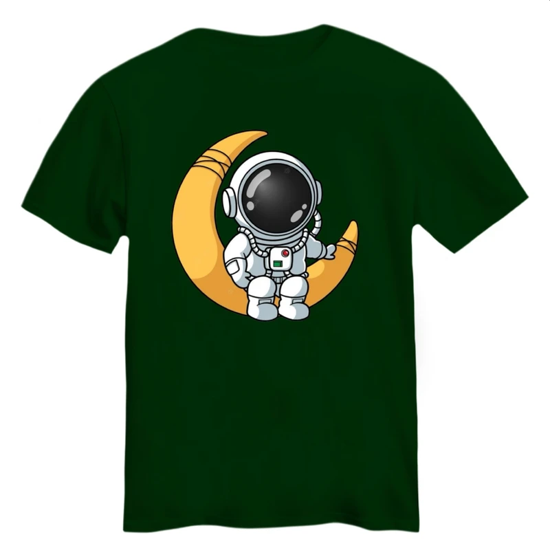 تی شرت آستین کوتاه زنانه مدل فضانورد کد ۱۶