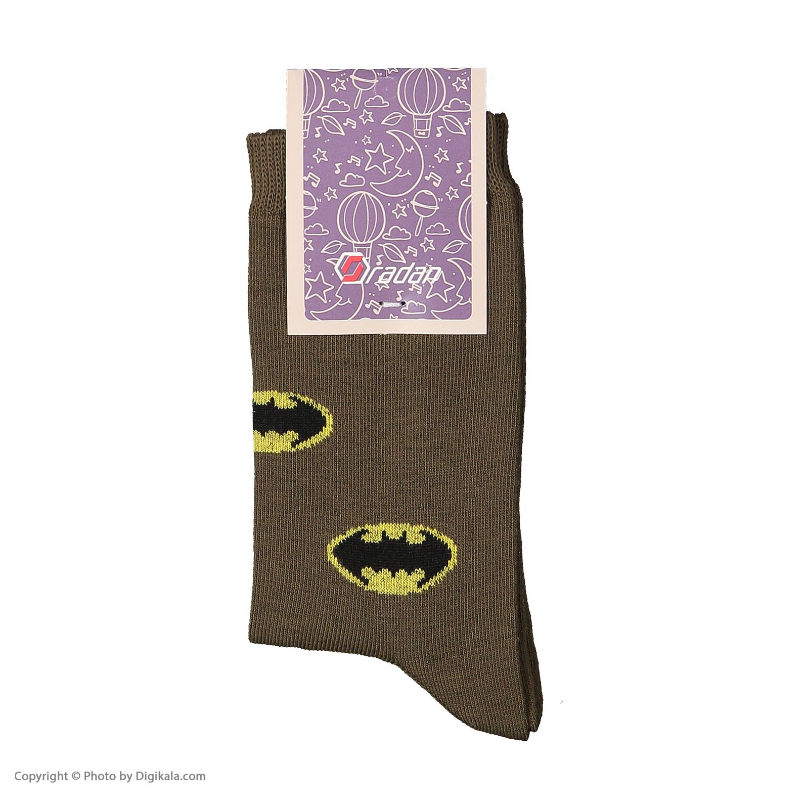 جوراب پسرانه رادان طرح بتمن کد 3000-29 - - 18