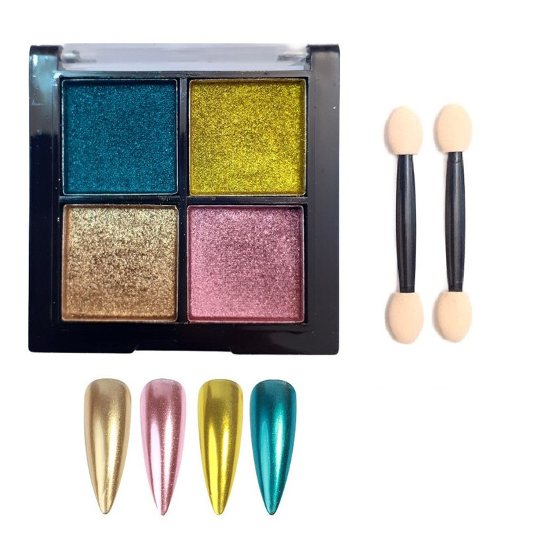 پودر کروم ناخن سالید مدل 11