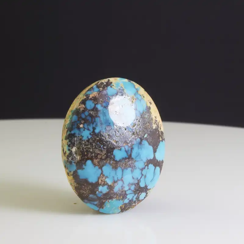 سنگ فیروزه مدل نیشابوری شجری کد AJ7